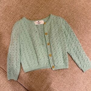 NFS.  H&M mint green cardigan size 3-4T